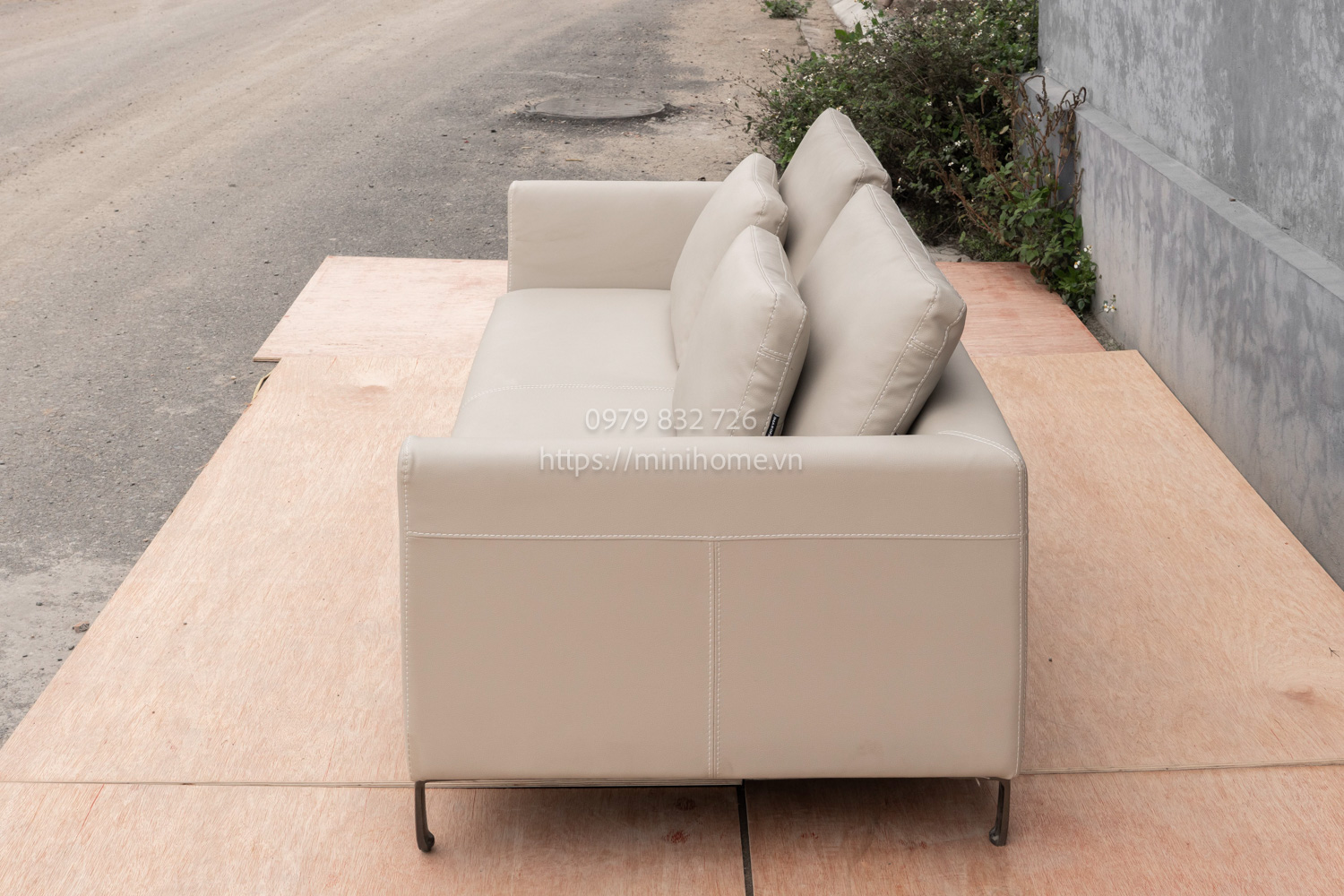 SOFA SFSL03 Da công nghiệp  dài 218cm - Hình ảnh 3