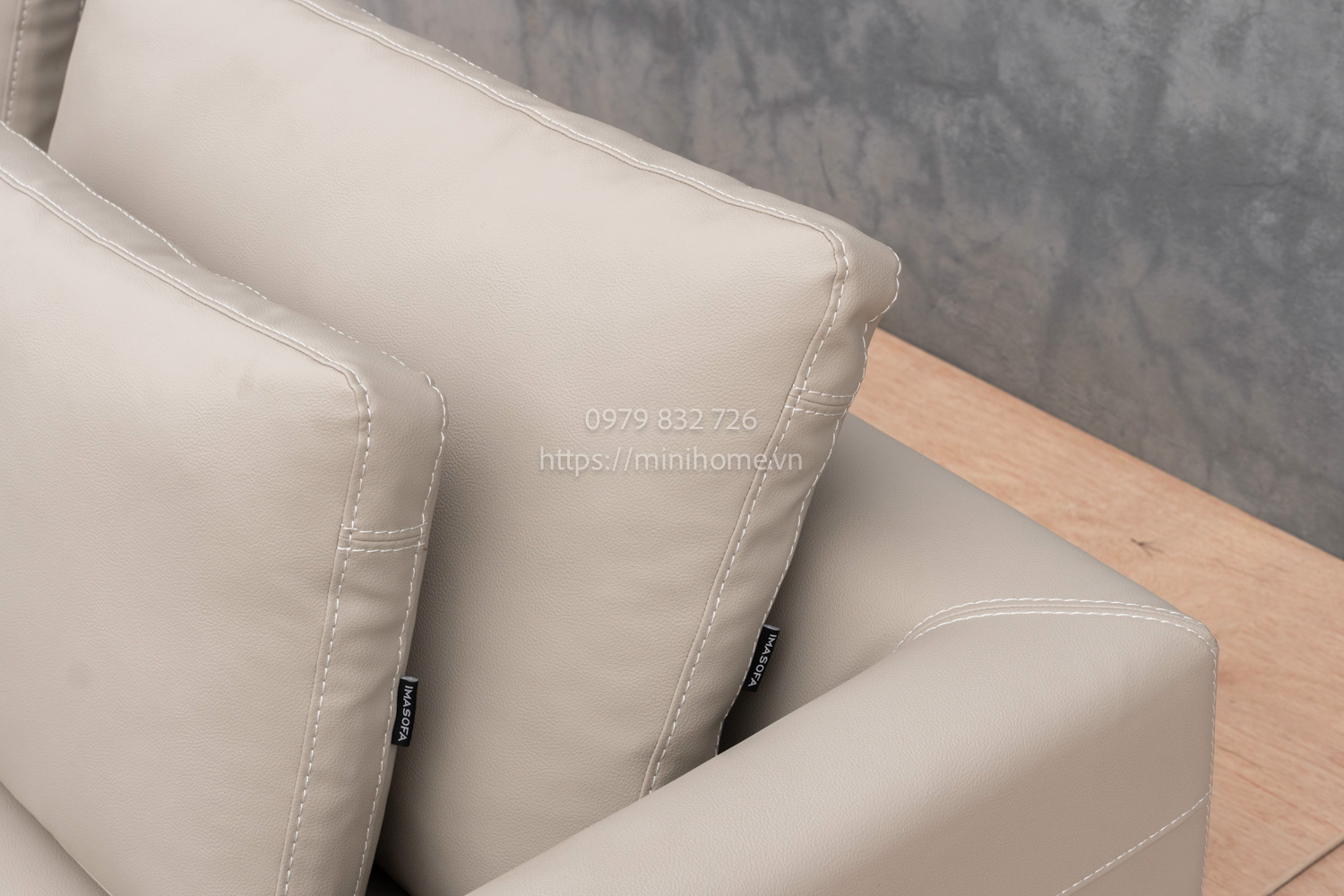 SOFA SFSL03 Da công nghiệp  dài 218cm - Hình ảnh 4