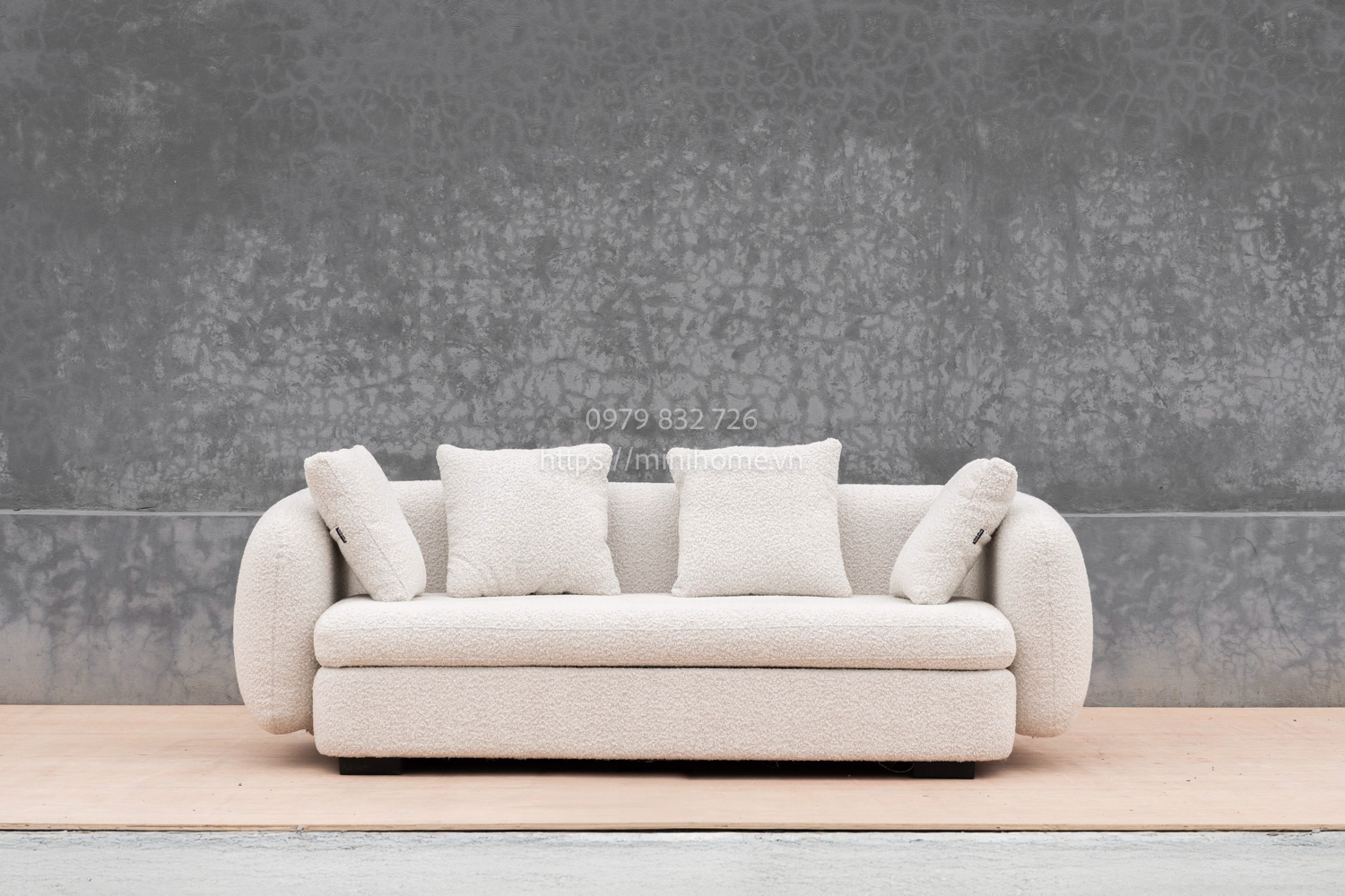 SOFA SFSL11 Vải Màu trắng dài 200cm - Hình ảnh 7