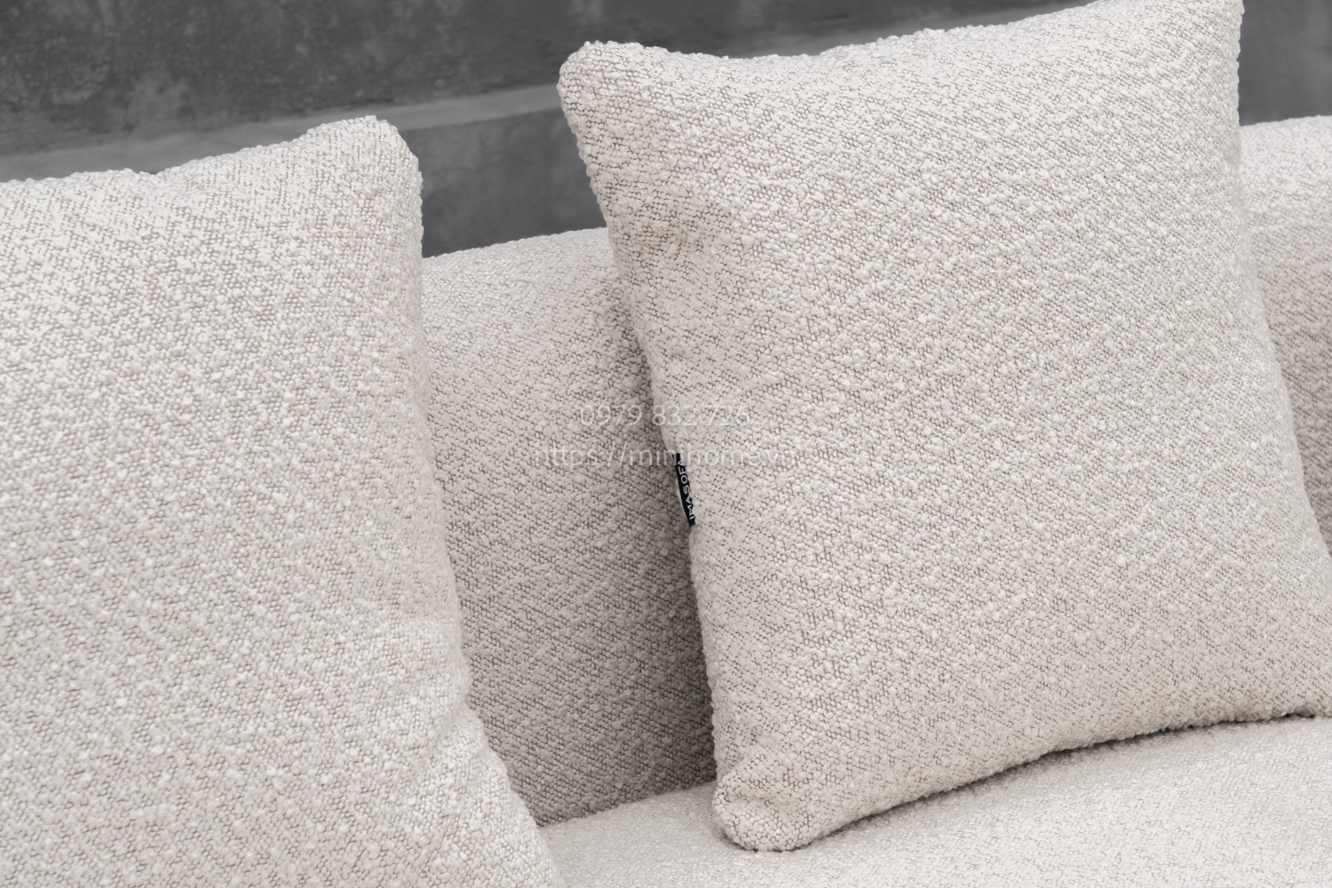 SOFA SFSL11 Vải Màu trắng dài 200cm - Hình ảnh 3