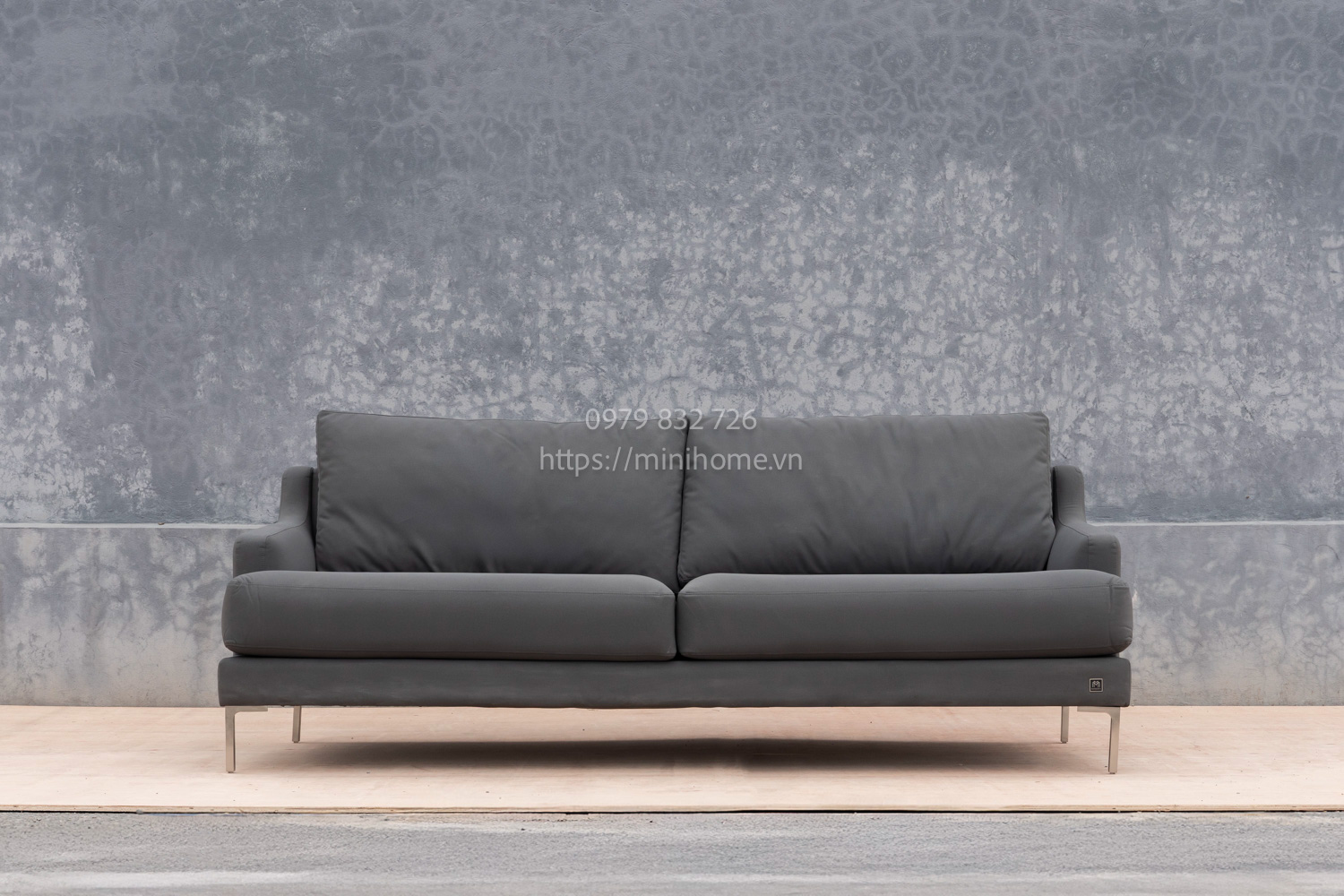 SOFA SFSL19 Vải Màu xanh dài 216cm - Hình ảnh 7