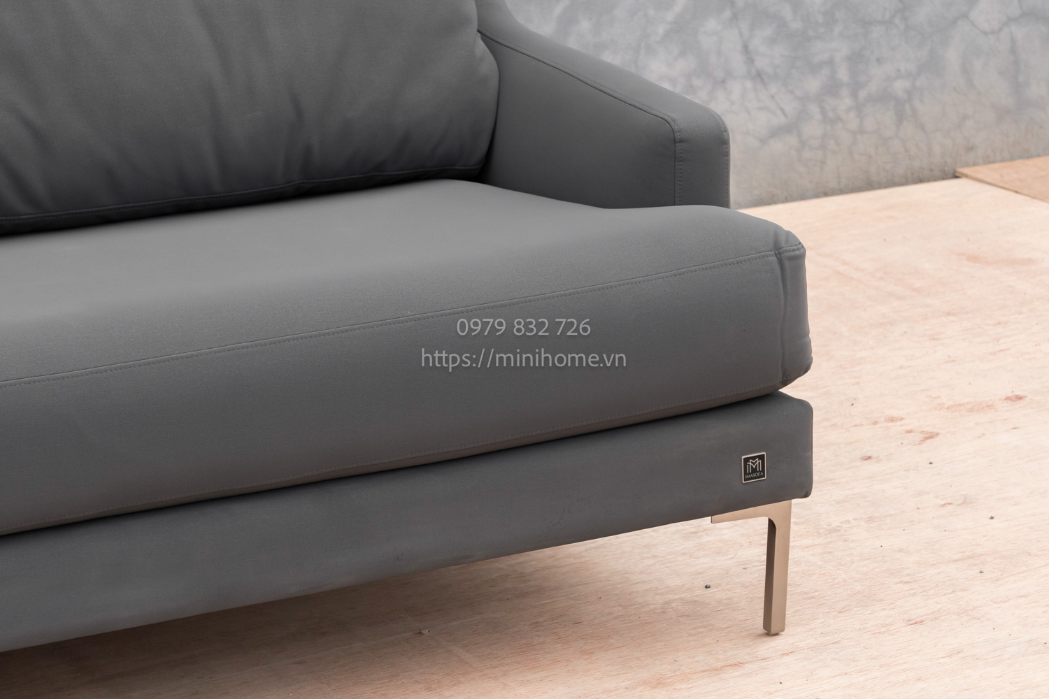 SOFA SFSL19 Vải Màu xanh dài 216cm - Hình ảnh 4