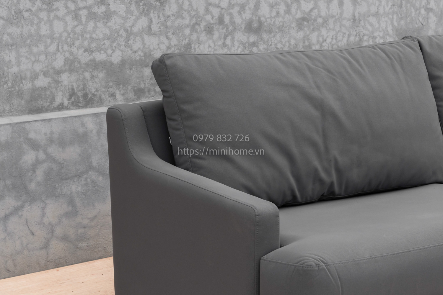 SOFA SFSL19 Vải Màu xanh dài 216cm - Hình ảnh 6
