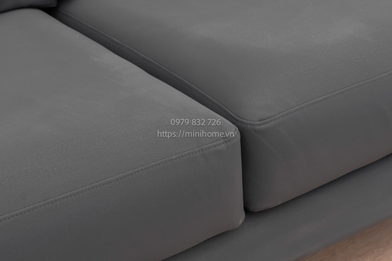 SOFA SFSL19 Vải Màu xanh dài 216cm - Hình ảnh 3