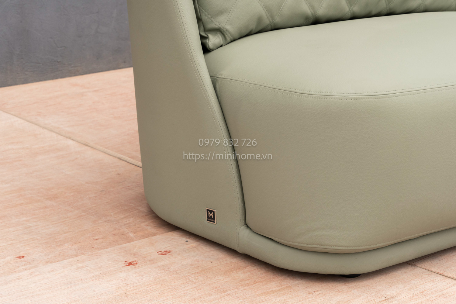 RIMINI SFSL20 Da công nghiệp Màu xanh dài 210cm - Hình ảnh 7